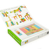 24 Piece Magnetic Wooden Block Set