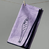 Linen Blend Napkins (Set of 2) - Fish