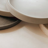 Large Round Concrete Tray