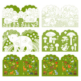 Coloring Book with Stickers - Woodland