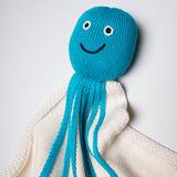 Baby Security Blanket - Octopus (Turquoise)