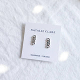 Chain Studs - Silver