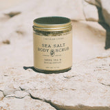 Sea Salt Body Scrub - Green Tea & Eucalyptus