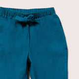 Corduroy Pull On Trousers - Deep Blue