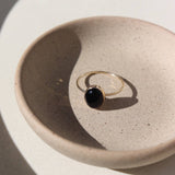 Black Agate Ring