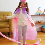 100% Silk Dress-Up Cape - Rainbow