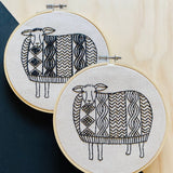 Sweater Weather Sheep - Complete Embroidery Kit