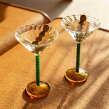 Perle Coupe (Set of 2) - Green