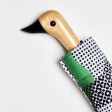 Compact Duck Umbrella - Dots