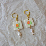 Snail Tile Earrings