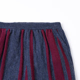 Casual Trousers - Navy/Choco