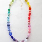 Rainbow Beaded Necklace