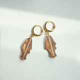 Sardine Earrings - Dusty Rose