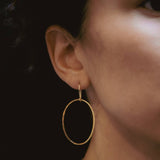 Small Oval Hoops