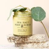 Sea Salt Body Scrub - Green Tea & Eucalyptus