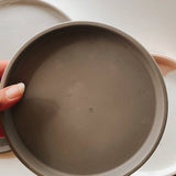 Large Round Concrete Tray