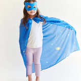 100% Silk Dress-Up Cape - Rainbow