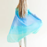 100% Silk Dress-Up Cape - Sea