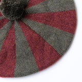 Acorn Beret - Choco/Olive