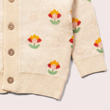 'From One To Another' Knitted Cardigan - Flower