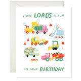 Truck Loads of Fun - Birthday Card