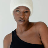 The Alpaca Beanie - White