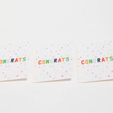 'Congrats' Confetti - Greeting Card