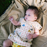 Jersey A-Line Dress - Boat Print