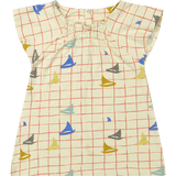 Jersey A-Line Dress - Boat Print