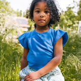 Ruffle Sleeved T-Shirt