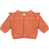 Terry Bomber Cardigan - Apricot