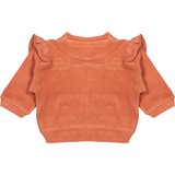 Terry Bomber Cardigan - Apricot