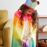 100% Silk Dress-Up Cape - Rainbow