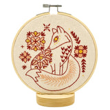 Folk Fox - Complete Embroidery Kit