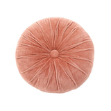 Mini Velvet Round Handmade Pillow - Blush Pink