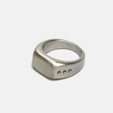 Dotted Signet Ring