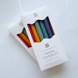 Rainbow Taper Candles (Set of 6)