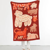 Maja Safstrom 'Bow Wow' - Kids Throw Blanket