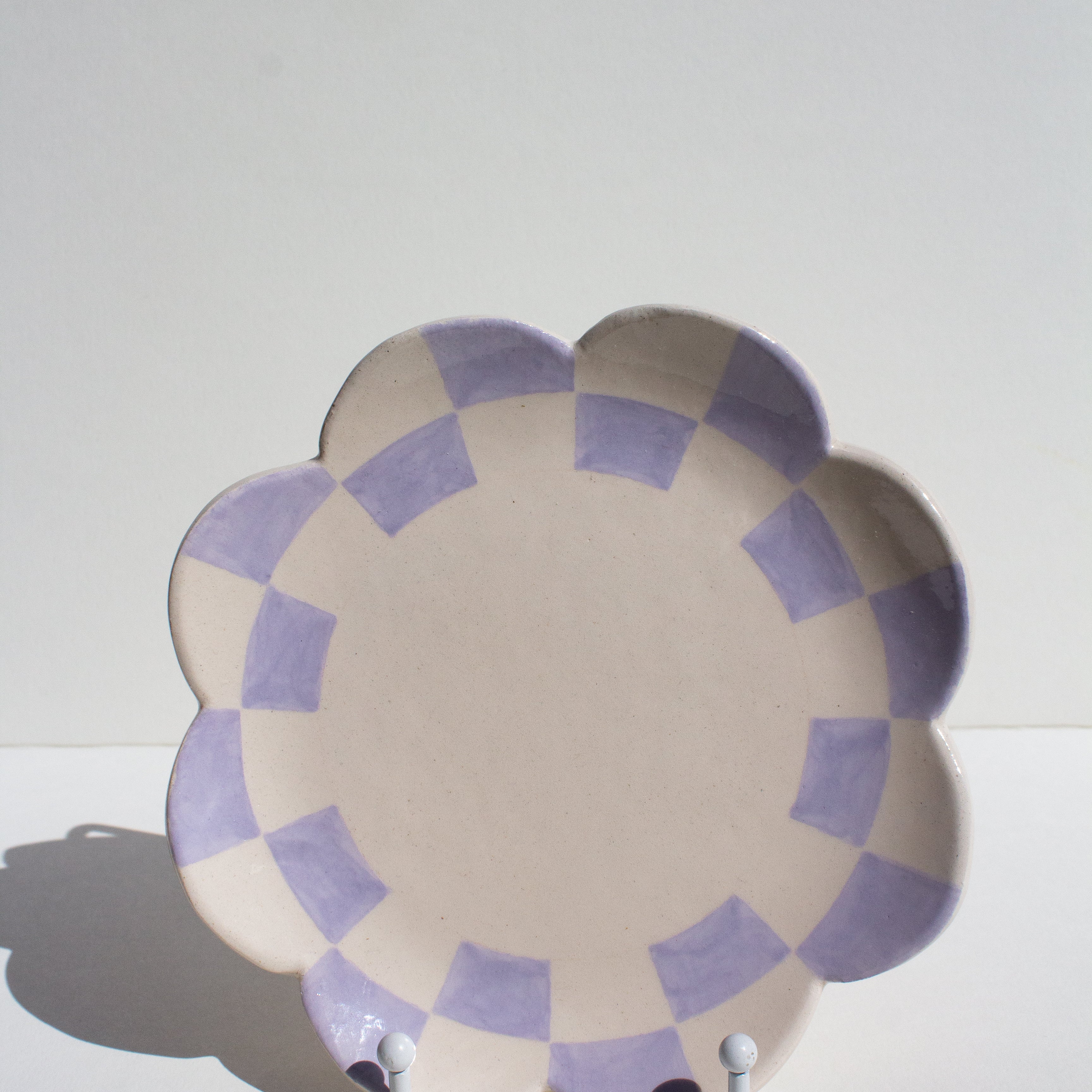 Checkered Petal Plate