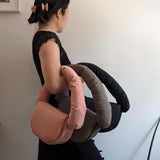 Puffy Handle Bao - Taupe