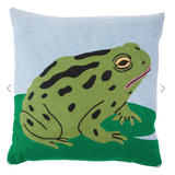 Frog Throw Pillow