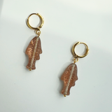 Sardine Earrings - Dusty Rose