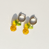 Crystal Orange Earrings