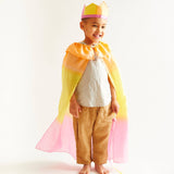 100% Silk Dress-Up Cape - Hummingbird Pink