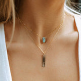 Labradorite Slice Necklace