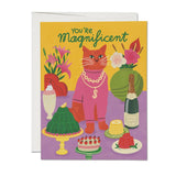 Magnificent Cat - Greeting Card