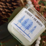 Bayberry + Fir Wreath - Soy Candle