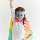 100% Silk Dress-Up Cape - Rainbow