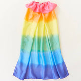 100% Silk Dress-Up Cape - Rainbow