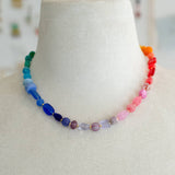 Rainbow Beaded Necklace